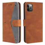 Leather iPhone Cardholder Cases With Flip Cover For iPhone 12Pro Max / Brown Leather iPhone Cardholder Cases With Flip Cover Styleeo