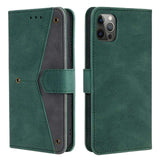 Leather iPhone Cardholder Cases With Flip Cover For iPhone 11 / Green Leather iPhone Cardholder Cases With Flip Cover Styleeo