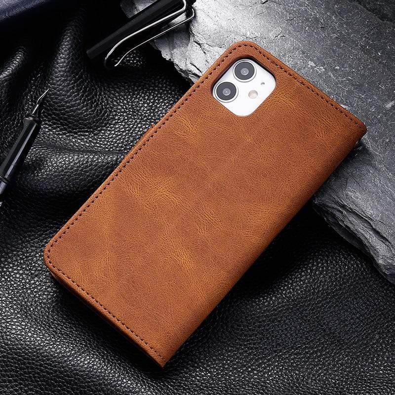 Leather iPhone Cardholder Cases With Flip Cover Leather iPhone Cardholder Cases With Flip Cover Styleeo