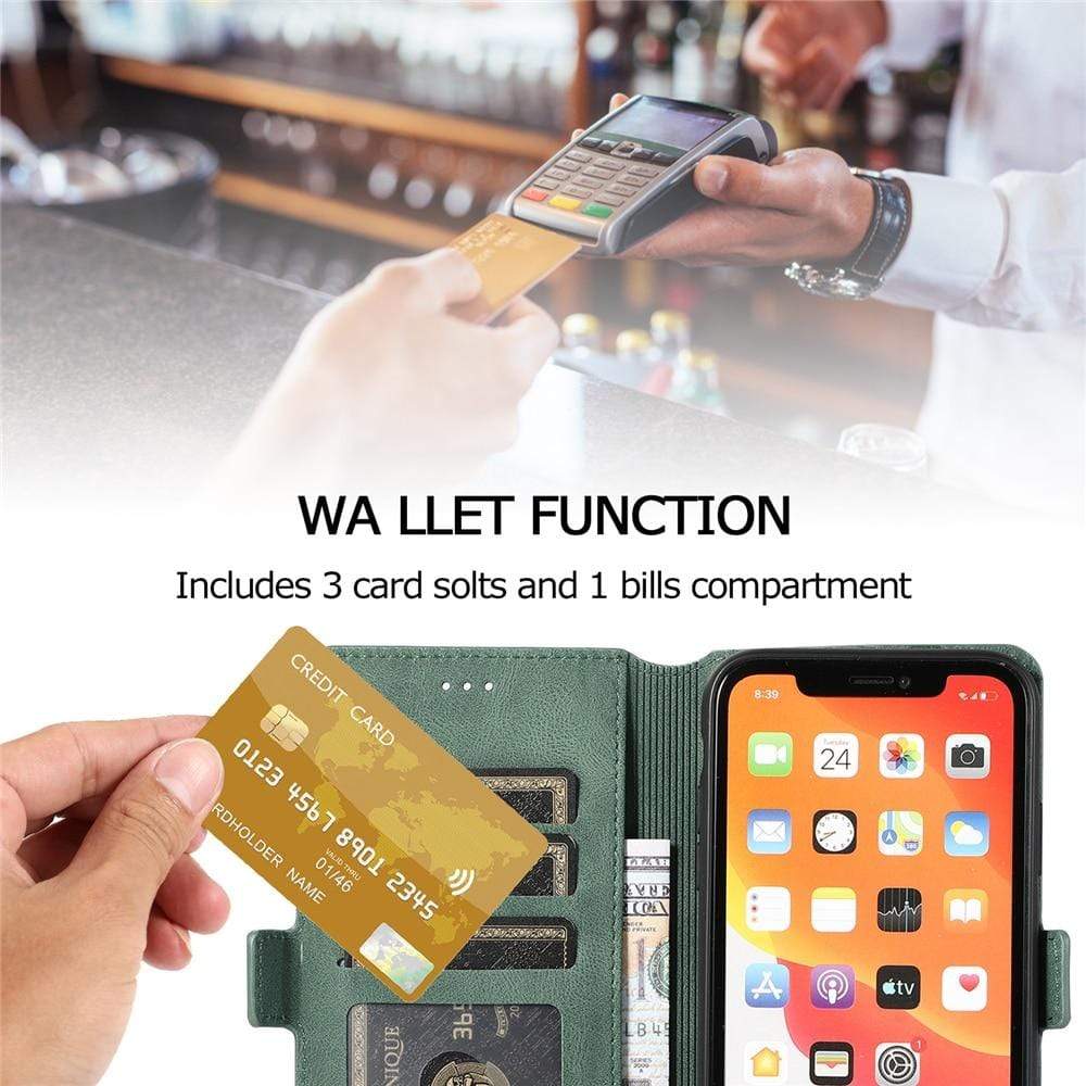 Leather Protective Flip Cover iPhone Wallet Case Leather Flip Cover iPhone Wallet Case Styleeo