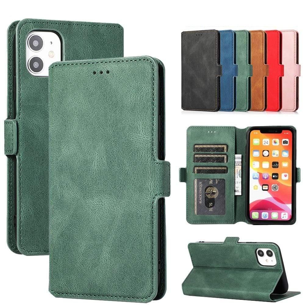 Leather Protective Flip Cover iPhone Wallet Case Leather Flip Cover iPhone Wallet Case Styleeo