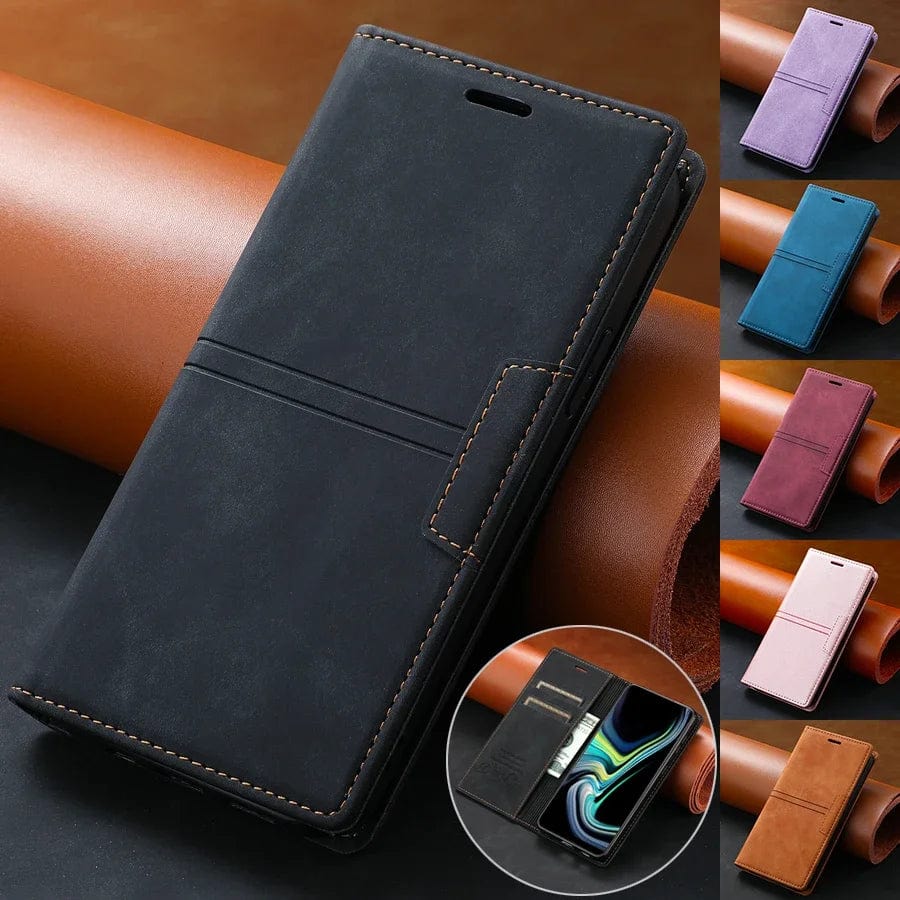 Flip Leather Google Pixel Wallet Case | Magnetic Cardholder - Styleeo