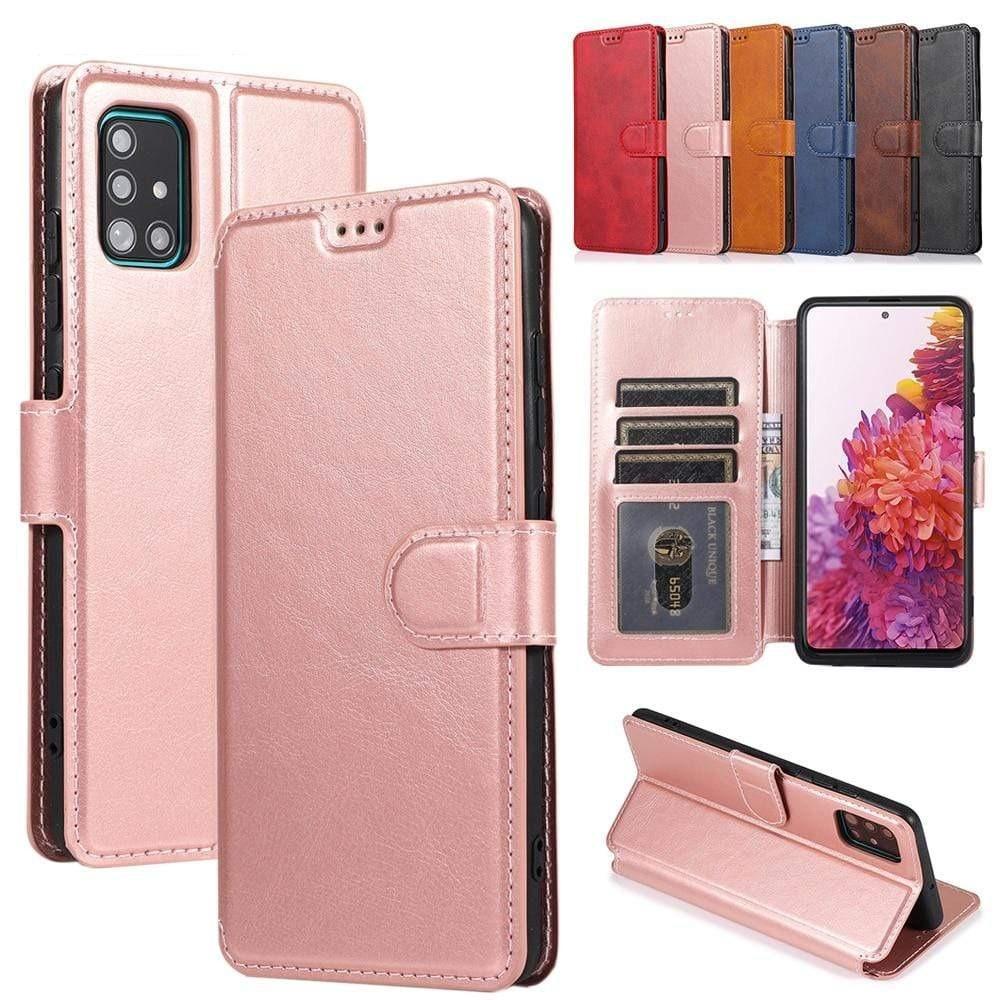 Samsung A Series Leather Flip Cover Wallet Case Styleeo