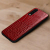 Genuine Grain Leather Back Cover Case For Samsung Galaxy For Galaxy S9 / Red Samsung Phone Case Styleeo