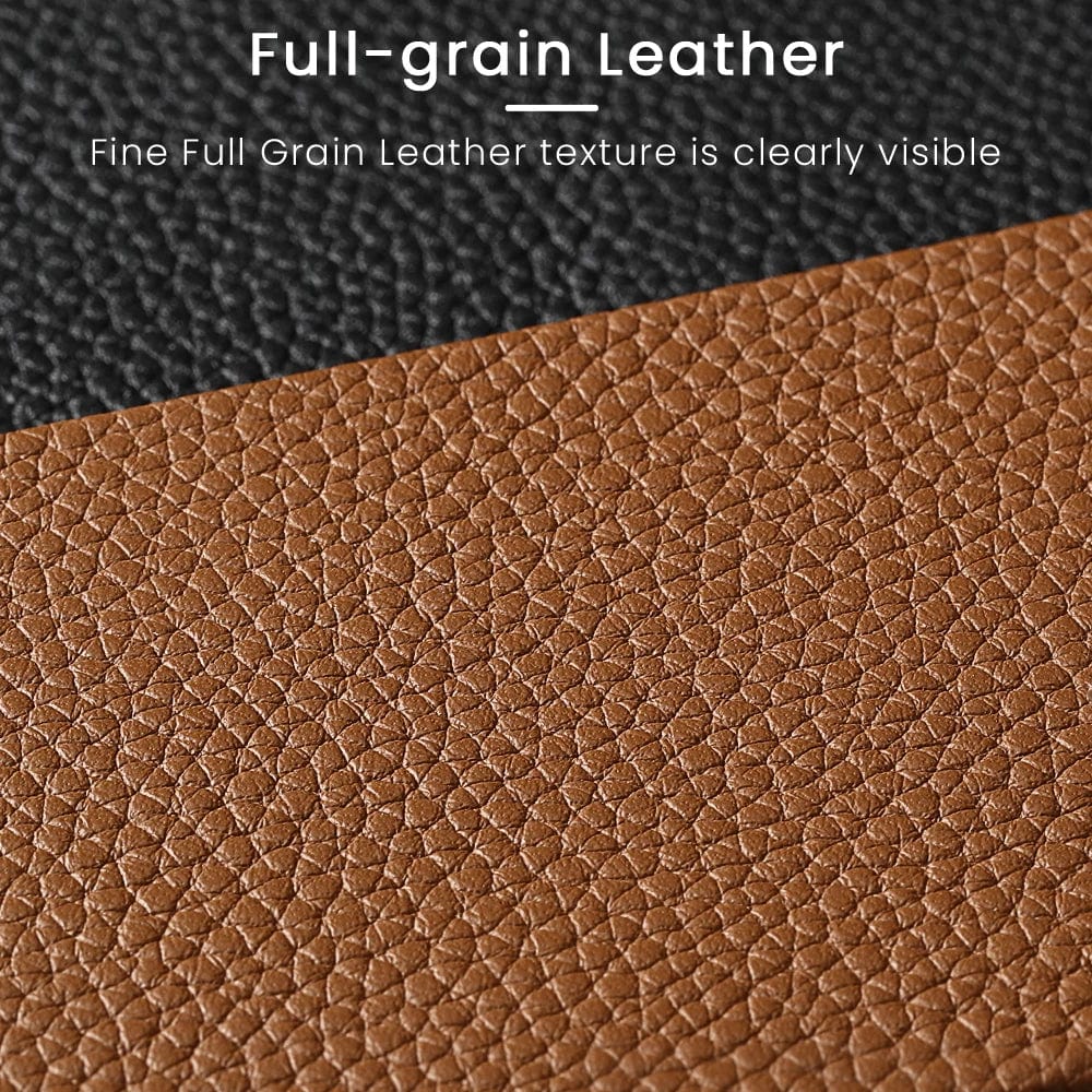 Genuine Cowhide Leather iPhone 15/14 Case Styleeo