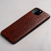 iPhone Genuine Leather Back Cover Case For iPhone 11 / brown Genuine Leather iPhone Case Styleeo