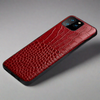 iPhone Genuine Leather Back Cover Case For iPhone 11 Pro / red Genuine Leather iPhone Case Styleeo