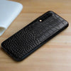 Genuine Grain Leather Back Cover Case For Samsung Galaxy For Galaxy S20 / Black Samsung Genuine Leather Back Cover Case Styleeo