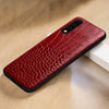 Genuine Grain Leather Back Cover Case For Samsung Galaxy For Galaxy S20 / Red Samsung Genuine Leather Back Cover Case Styleeo