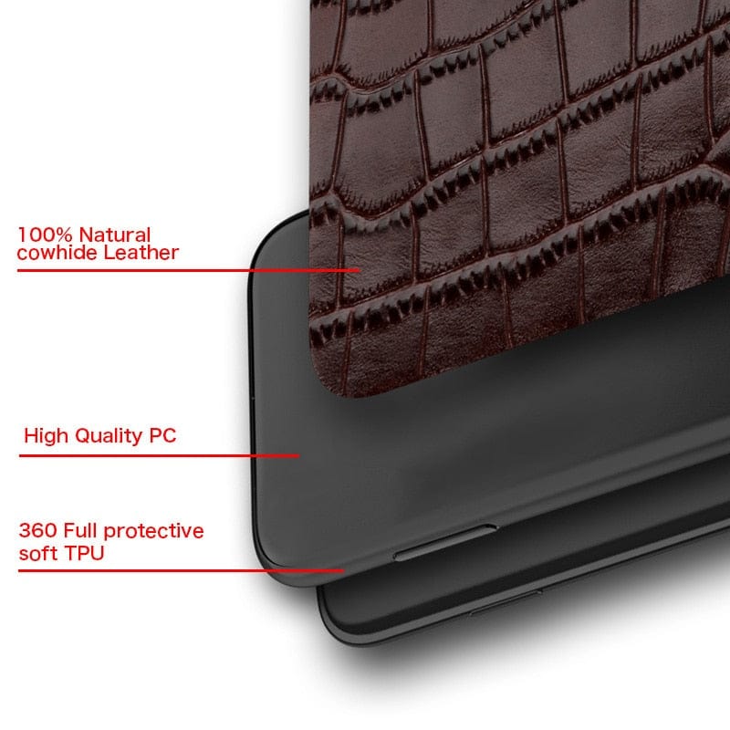 Genuine Leather Case for Samsung Galaxy S21/ S21 Plus/ S21 Ultra Samsung S21 Genuine Leather Case Styleeo