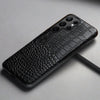 Genuine Leather Case for Samsung Galaxy S22/ S22 Plus/ S22 Ultra For Galaxy S22 / Black Samsung S22 Genuine leather case Styleeo