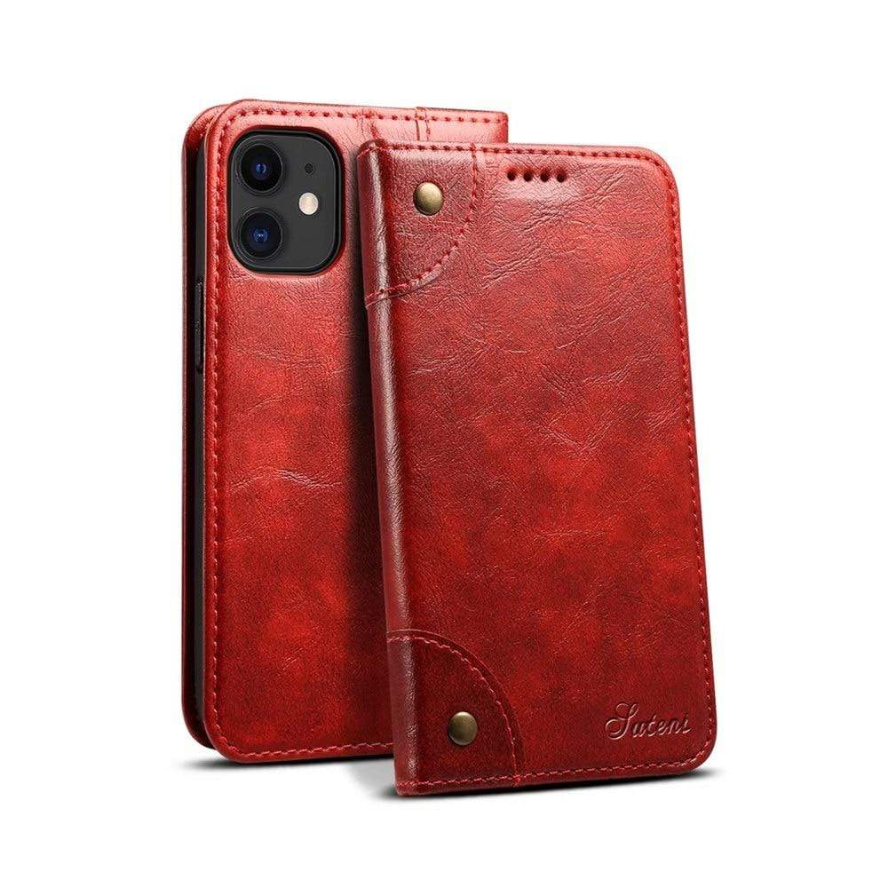 Genuine Leather iPhone Wallet Case Genuine Leather iPhone Wallet Case Styleeo