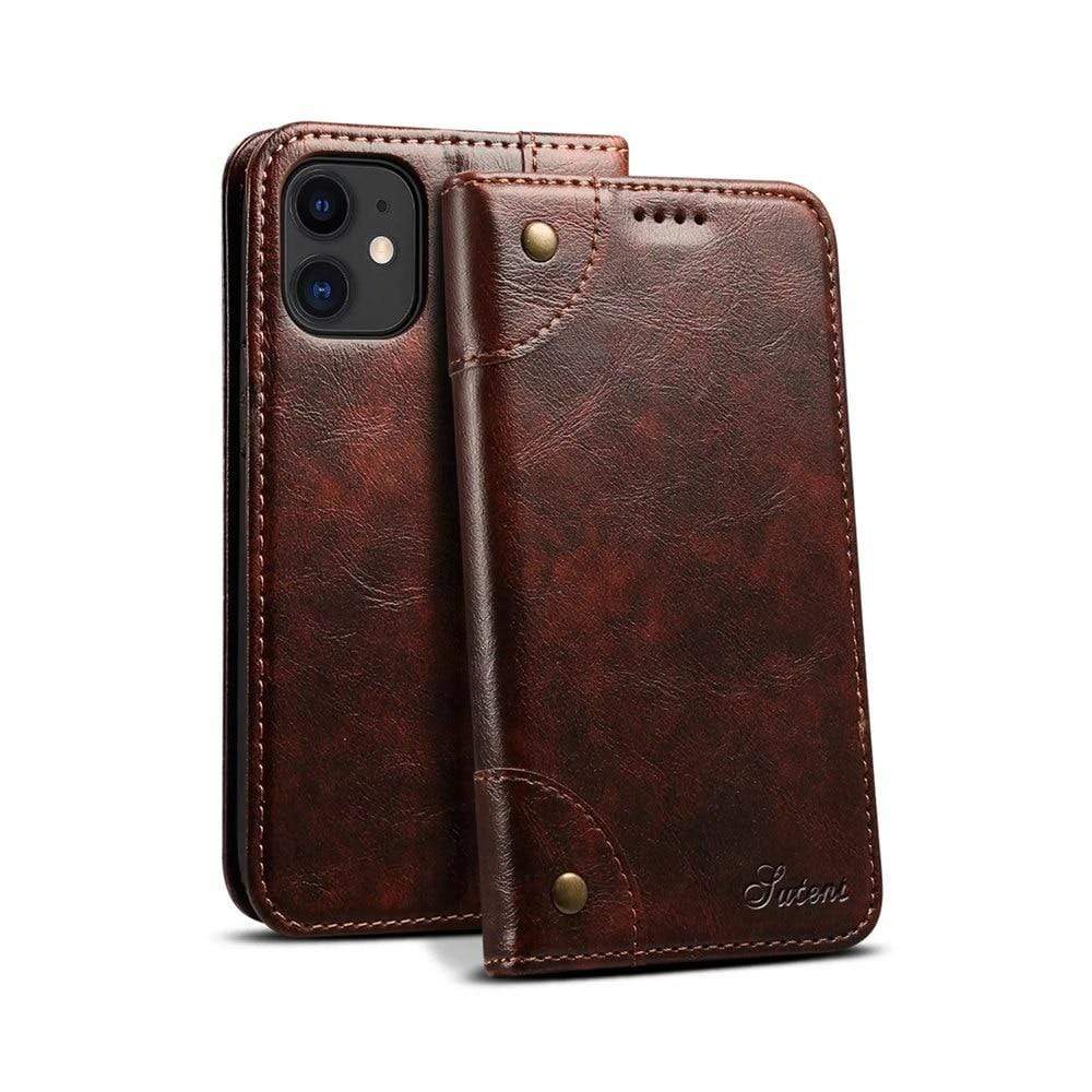 Genuine Leather iPhone Wallet Case Genuine Leather iPhone Wallet Case Styleeo