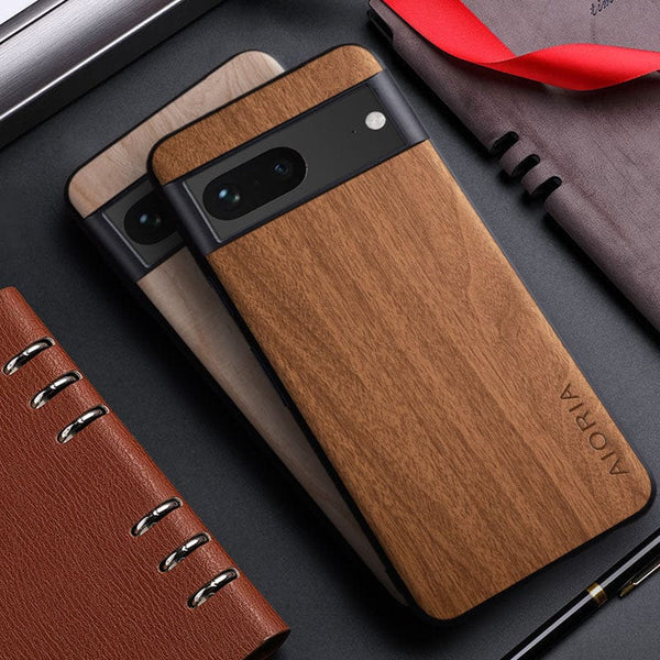 Bamboo Wood Pattern Leather case for Google Pixel 7/7Pro/7A Styleeo