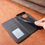 Flip Cover Magnetic Closure iPhone Leather Wallet Case