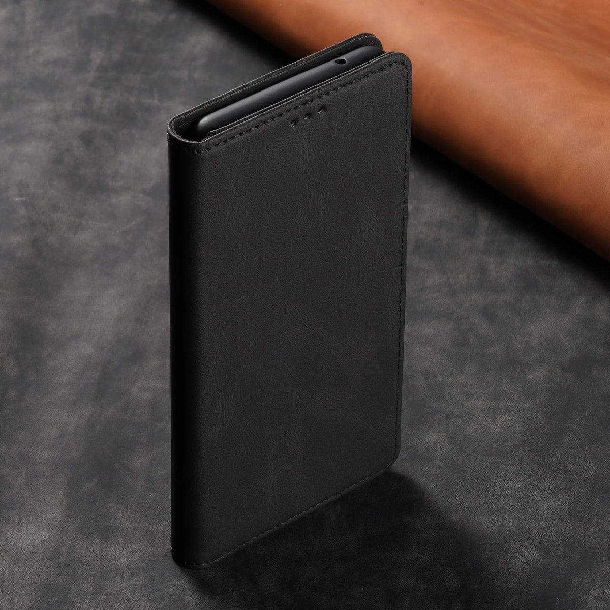 Flip Cover Magnetic Closure iPhone Leather Wallet Case