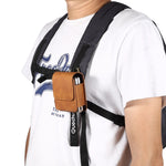 Leather Samsung Z Flip Belt Phone Holster Case