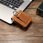 Leather Samsung Z Flip Belt Phone Holster Case