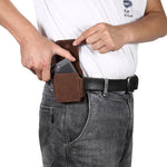 Leather Samsung Z Flip Belt Phone Holster Case