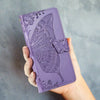 Butterfly iPhone Wallet Case For iPhone 7 / Light Purple iPhone Wallet Cases Styleeo