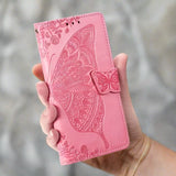 Butterfly iPhone Wallet Case For iPhone 7 / Pink iPhone Wallet Cases Styleeo