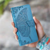 Butterfly iPhone Wallet Case For iPhone 7 Plus / Blue iPhone Wallet Cases Styleeo