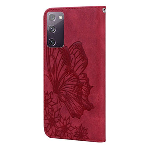 Samsung Galaxy Vintage Leather Butterfly Wallet Cases Butterfly leather wallet Case For Samsung Galaxy Styleeo