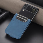 Wallet Case For Samsung Galaxy Z Flip 4 5G | Leather Card Slots Samsung Z Flip 4 Wallet Case Styleeo