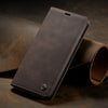 Retro Magnetic Card Holder iPhone 13 Wallet Case For iPhone 13 Mini / Coffee Styleeo