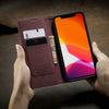 Retro Magnetic Card Holder iPhone 13 Wallet Case Styleeo