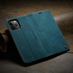 Retro Magnetic Card Holder iPhone 13 Wallet Case Styleeo