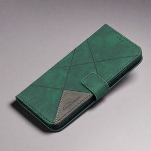 Leather Flip Wallet Case For Samsung Galaxy S23/S22/S21/S20 FE Galaxy S23 / Green Wallet Case For Samsung Galaxy S23/S22/S21/S20 FE Styleeo