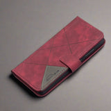 Leather Flip Wallet Case For Samsung Galaxy S23/S22/S21/S20 FE Galaxy S23 / Wine red Wallet Case For Samsung Galaxy S23/S22/S21/S20 FE Styleeo