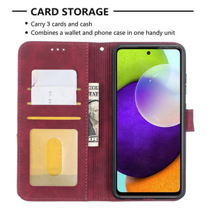 Leather Flip Wallet Flip For Samsung Galaxy S23/S22/S21/S20 FE Styleeo