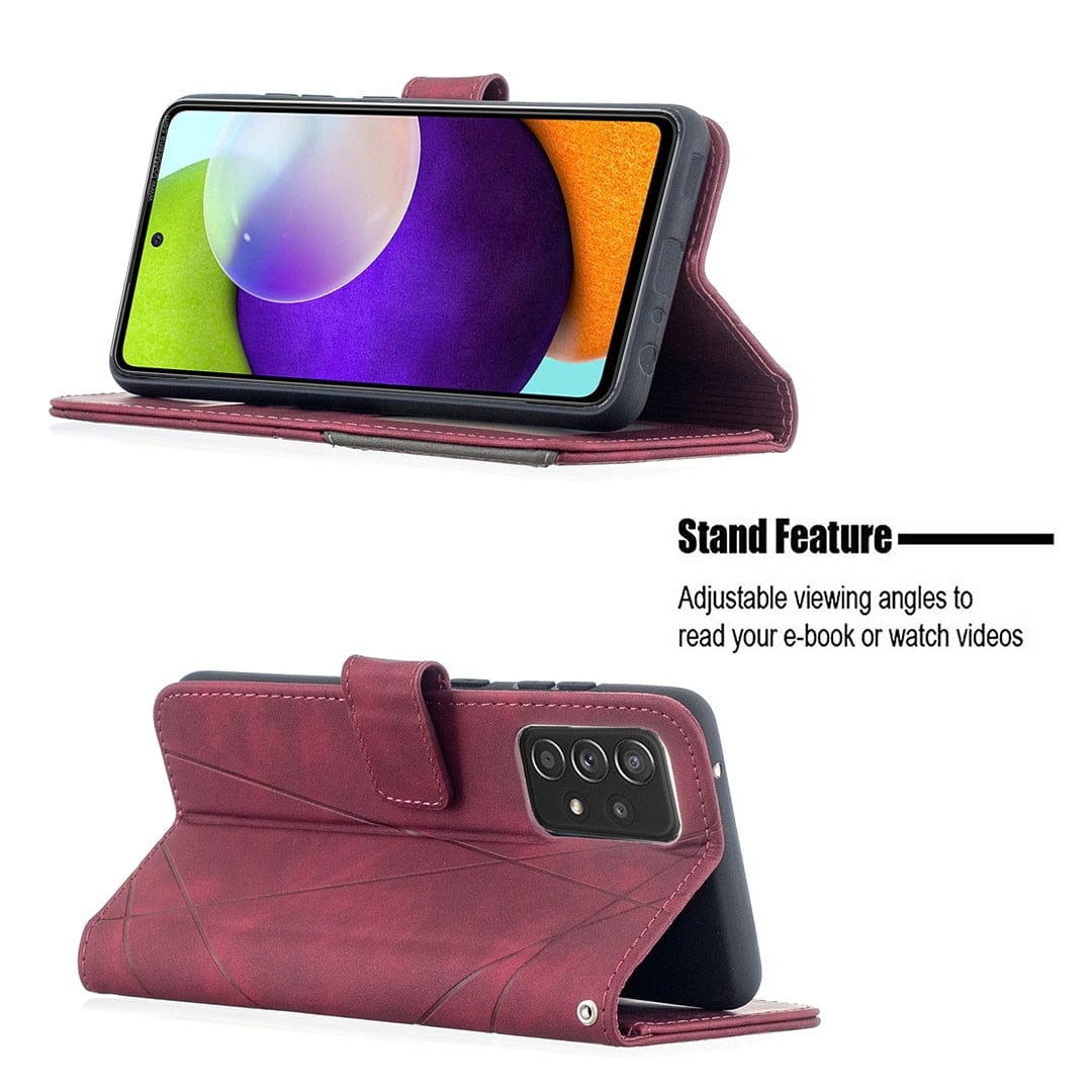 Leather Flip Wallet Flip For Samsung Galaxy S23/S22/S21/S20 FE Styleeo