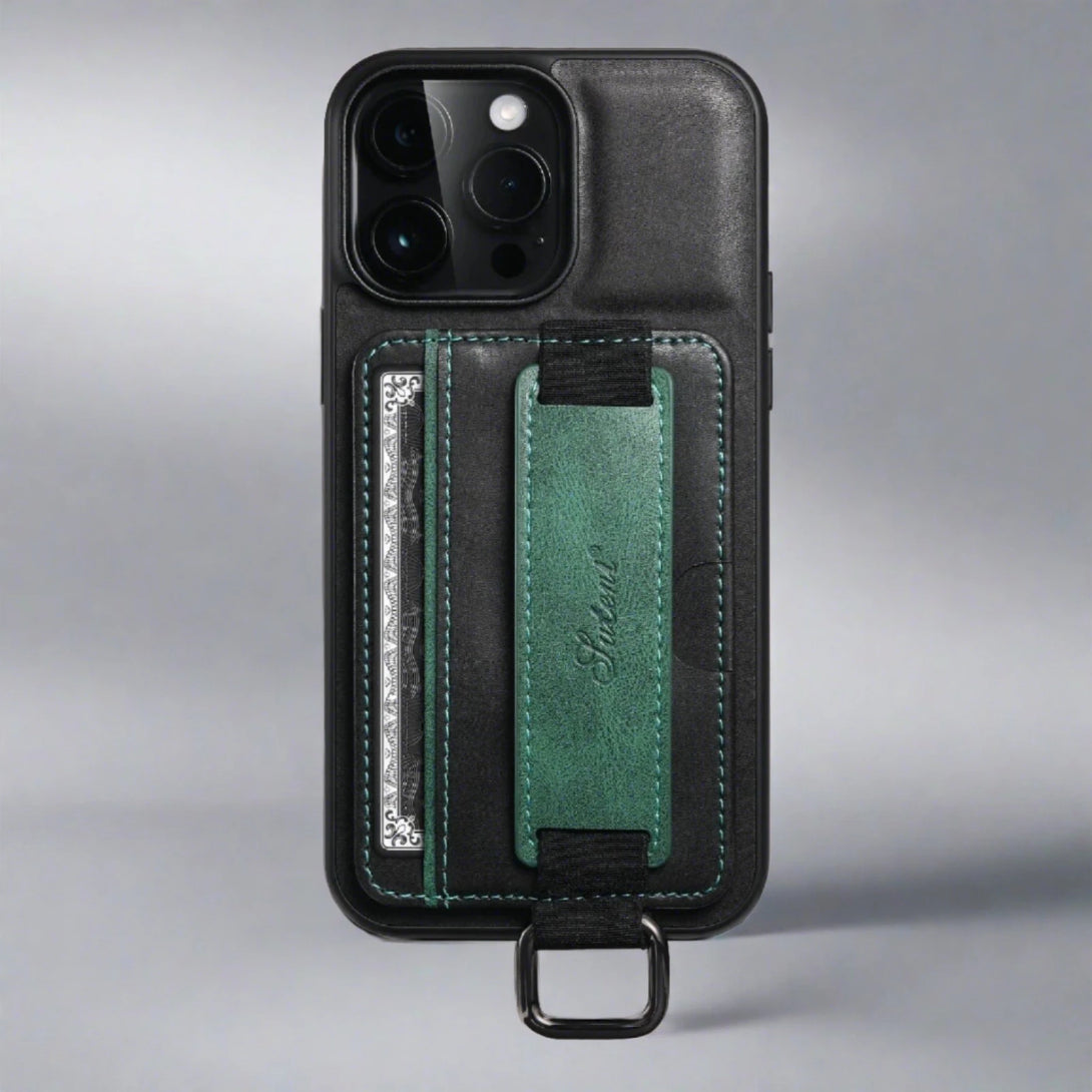 iPhone Cardholder Case-Black-Styleeo