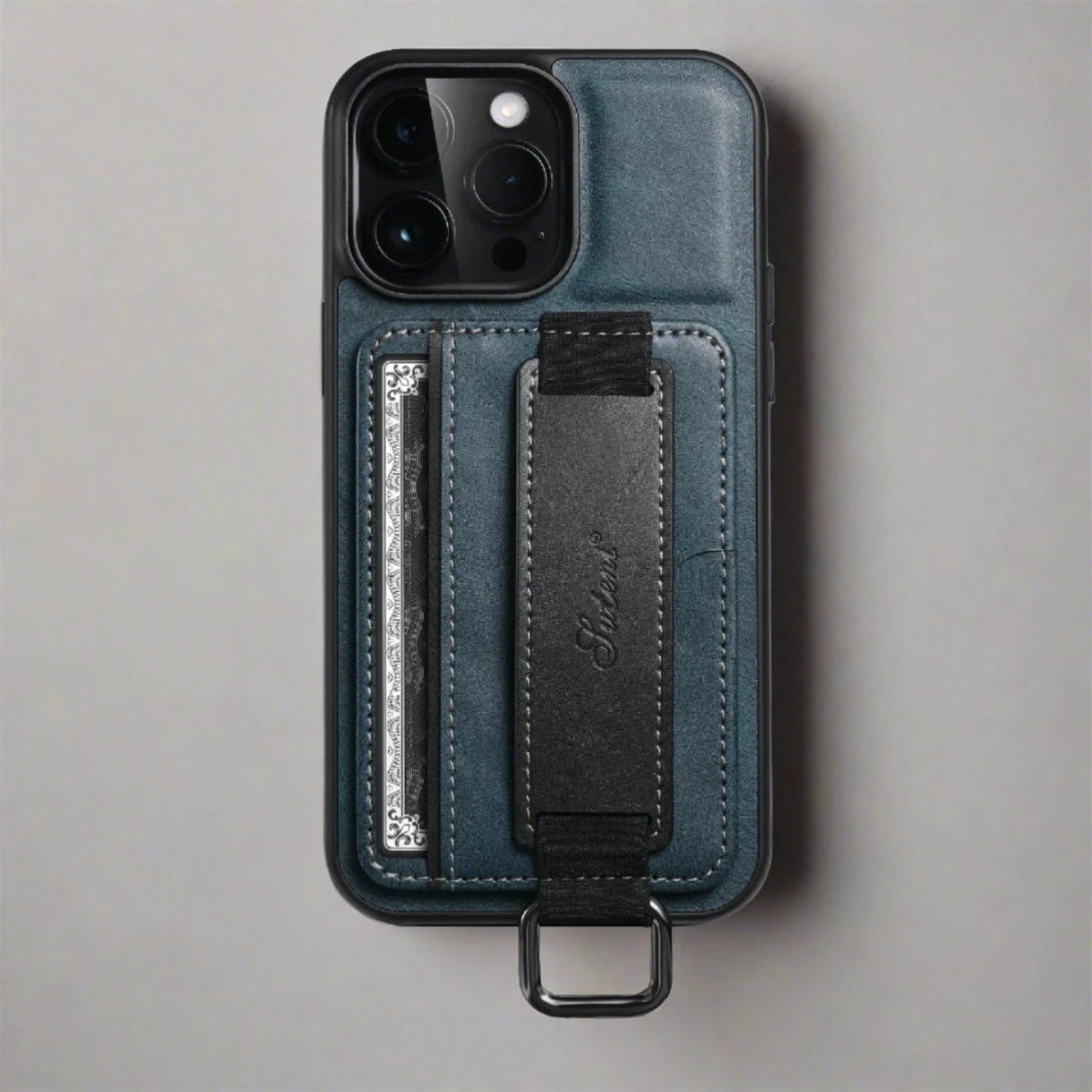 iPhone Wallet Case Blue-styleeo