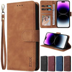 Leather iPhone Wallet Flip Cover Magnetic Case