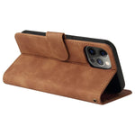 Leather iPhone Wallet Flip Cover Magnetic Case