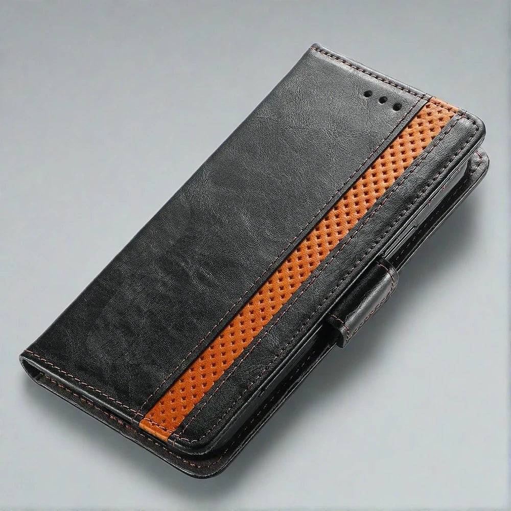 Leather Protective iPhone Wallet Case | Luxury Flip Cover Cardholder for iphone 13 / black iPhone Flip Wallet Case Styleeo