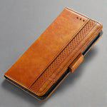 Leather Protective iPhone Wallet Case | Luxury Flip Cover Cardholder for iphone 13 / Light brown iPhone Flip Wallet Case Styleeo