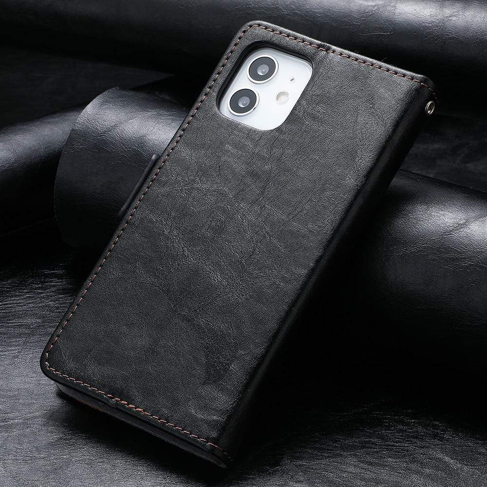 iPhone 13,12,11,X Full Body Leather Protective Wallet Cases Styleeo