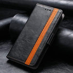 iPhone Full Body Leather Protective Wallet Cases for iphone X / black Styleeo