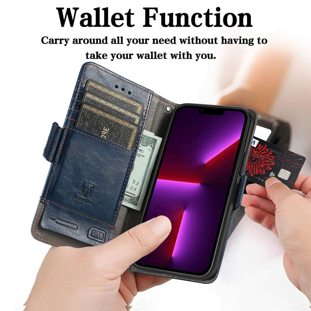 iPhone Full Body Leather Protective Wallet Cases Styleeo