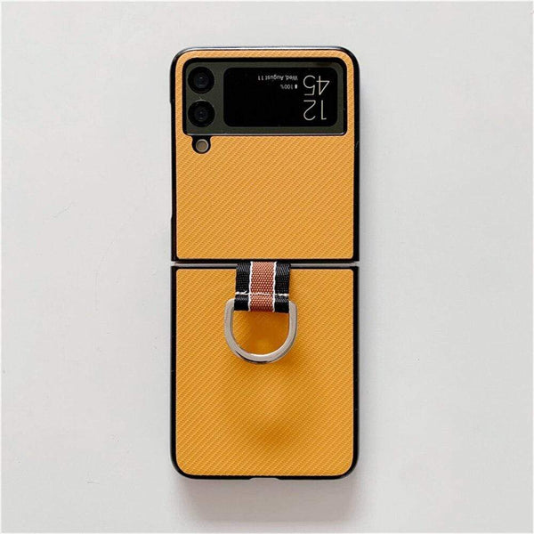 Shockproof Samsung Z Flip 3 Leather Case Styleeo