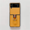 Shockproof Samsung Z Flip 3 Leather Case Styleeo