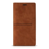 Suede Leather Samsung S24 Magnetic Flip Wallet Case