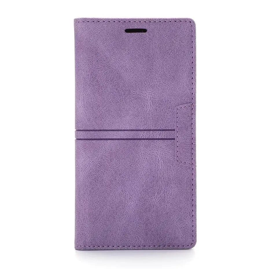 Leather Samsung Galaxy S24 Wallet Case | Magnetic Flip Cardholder