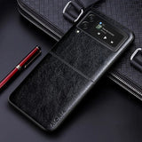 Leather Samsung Galaxy Z Flip6/Flip5/Flip4/Flip3 Case With Shockproof Protection