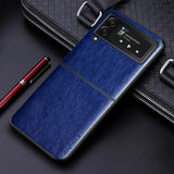 Leather Samsung Galaxy Z Flip6/Flip5/Flip4/Flip3 Case With Shockproof Protection